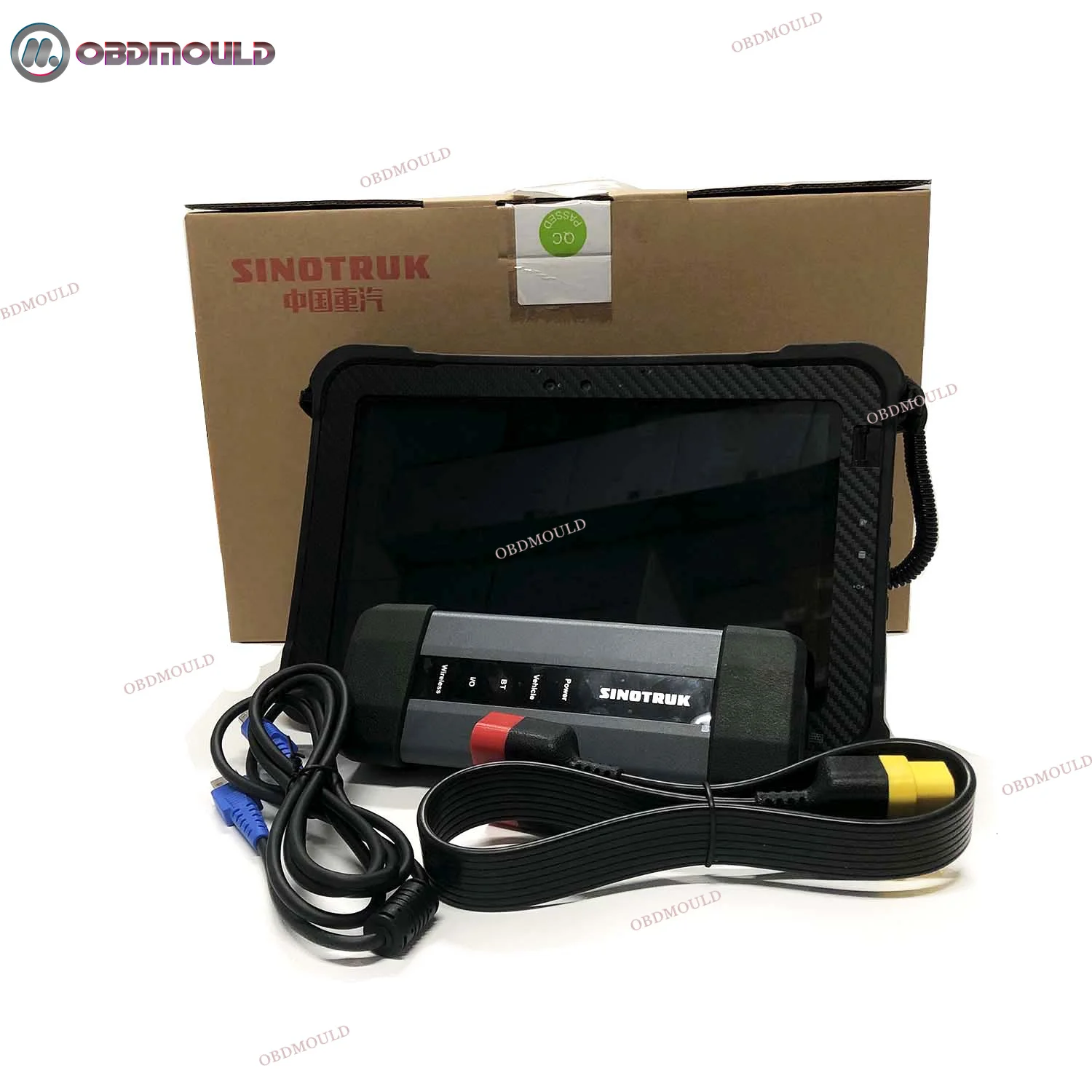 For SINOTRUK HOWO SHACMAN for HOWO/A7/T7H/Sitrak/Hohan Cnhtc Heavy Duty truck Diagnostic Scanner Tool+Ready to use xplore tablet