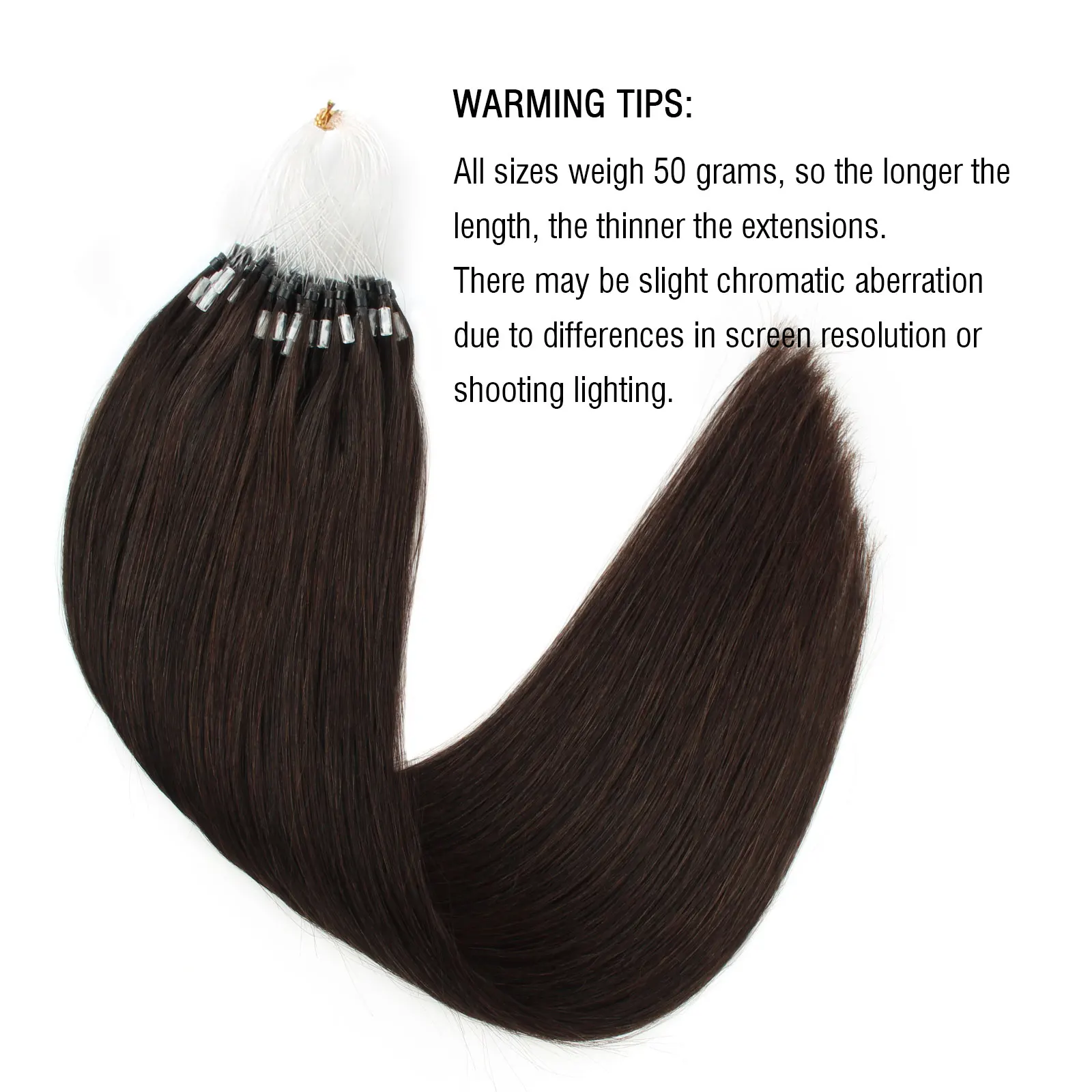 Sixstarhair مايكرو حلقة وصلة إطالة شعر طبيعي 50 جرام 14'16'18'22'24' 50 السواحل مايكرو لينك وصلات شعر ريمي الشعر البشري للنساء