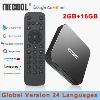 Mecool km9 pro קלאסי Google מוסמך amlogic s905 x2 10.0 אנדרואיד 16g 4k hdr קול שליטה קול אנדרואיד תיבת קידומת