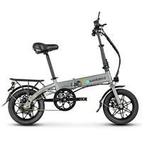2025 Samebike 14 Inch Folding Electric Bike Yinyu14 36V7.8Ah Removeable Lithium Battery High Speed Rear Hub Motor Disc Brake