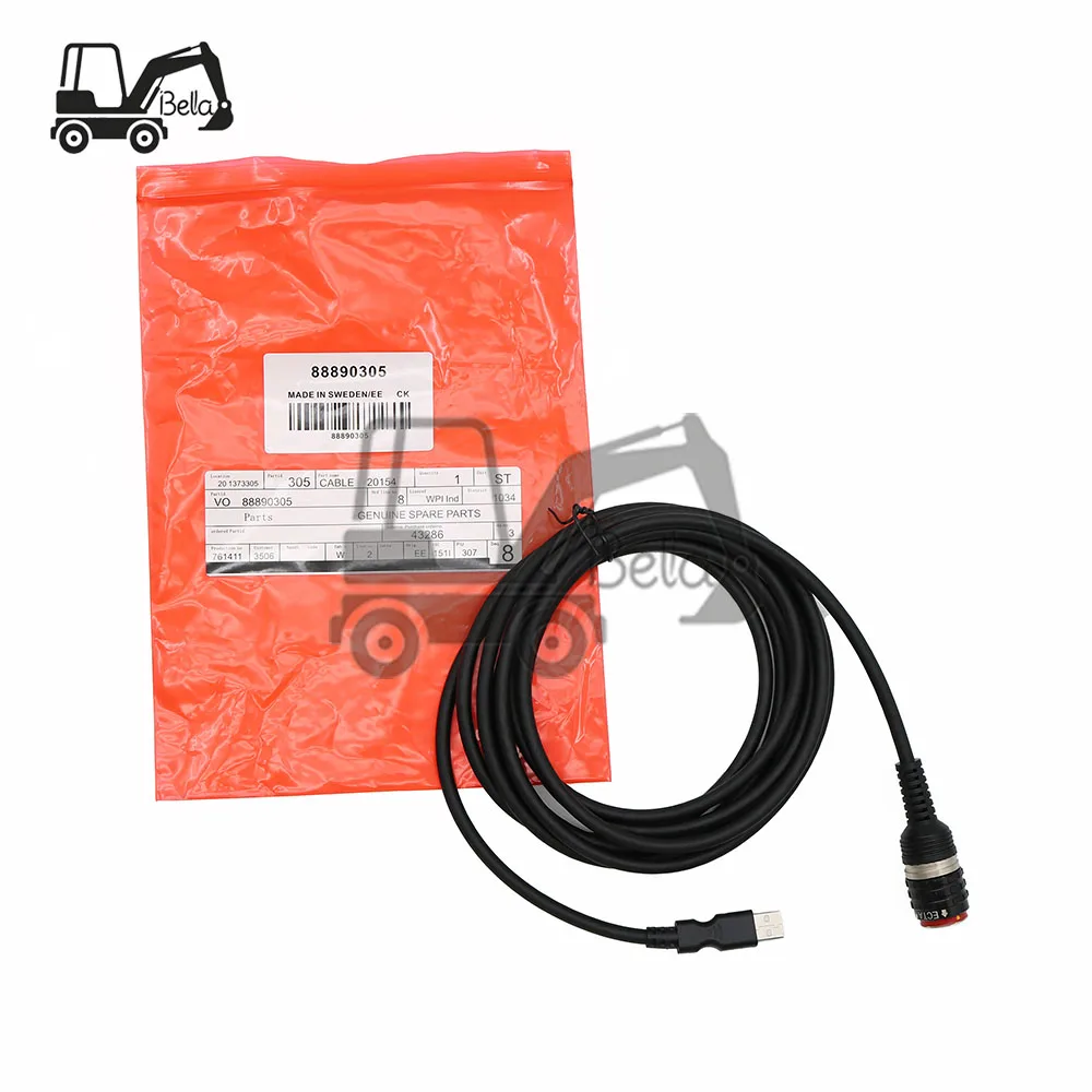 

88890305 USB Aviation plug test wiring harness interface main test Adapter cable for VOLVO VocomⅠ or vocomⅡ diagnostic tools