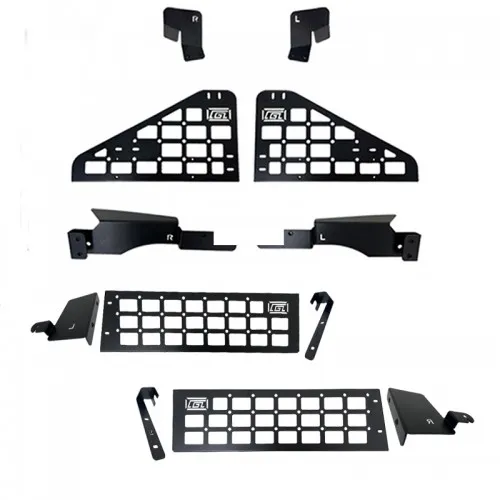 For Toyota RAV4 2019-2024 Side Window Shelf Car Rear Trunk Debris Rack Bracket Storage Molle panel