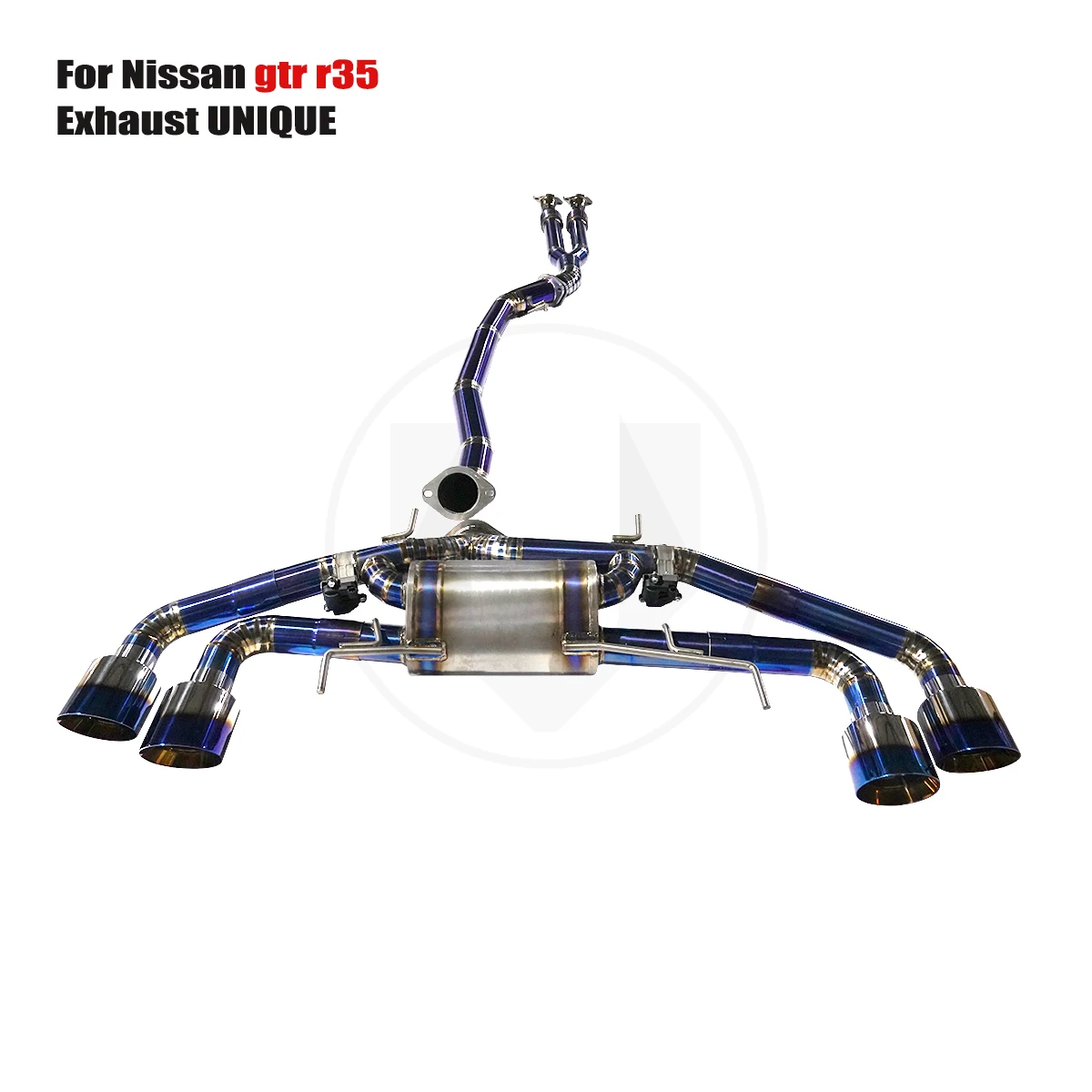 UNIQUE For 2009-2023 Nissan gtr r35 3.8T performance valve titanium exhaust system  TC4 titanium alloy exhaust muffler