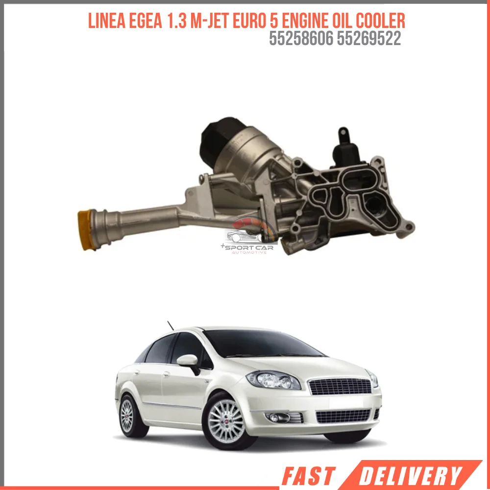 

FOR LINEA EGEA 1.3 M-JET EURO 5 ENGINE OIL COOLER 55258606 55269522 HIGH QUALITY CAR PARTS AFFORDABLE PRICE FAST SHIPPING