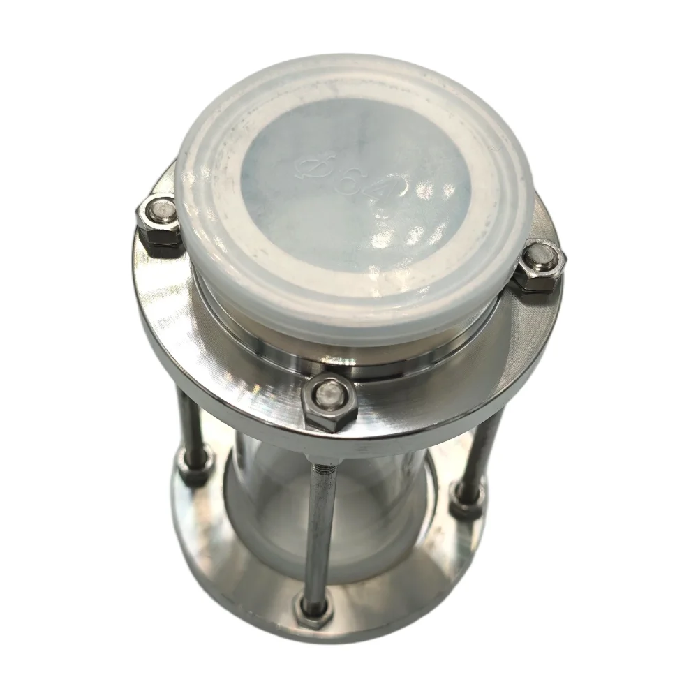 1.5”2“2.5“3”4” Sanitary quick release sight glass tri clamp 304 stainless steel Clover Flow Mirror Tube Stainlss Steel Homebrew