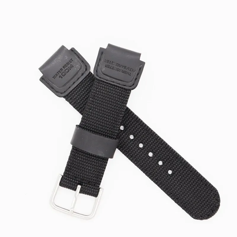 watch strap for casio W-800H W-S200H W-735H AEQ-110W Nylon watchband Bracelet for Casio W735H W800H WS200H AEQ110W Wrist Belt