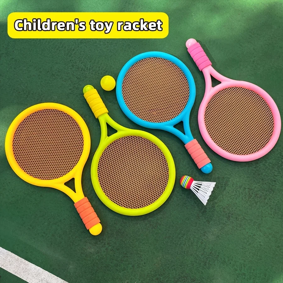

Пара спортивных семейных интерактивных игр для отдыха на открытом воздухе, теннисные ракетки для соревнований по бадминтону, игрушки для улучшения координации