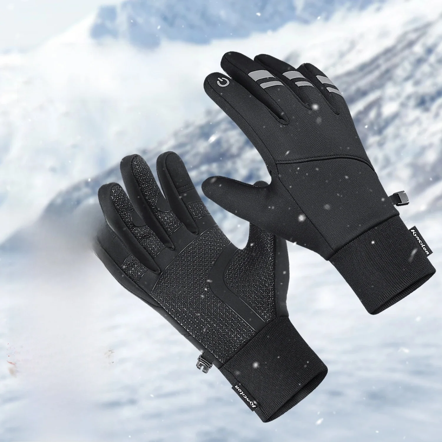 AliExpress NONE Autumn Winter Cycling Gloves Shockproof Anti-slip Windproof Warm Touchscreen Outdoor Hiking Skiing Riding Motorbike Gloves Men