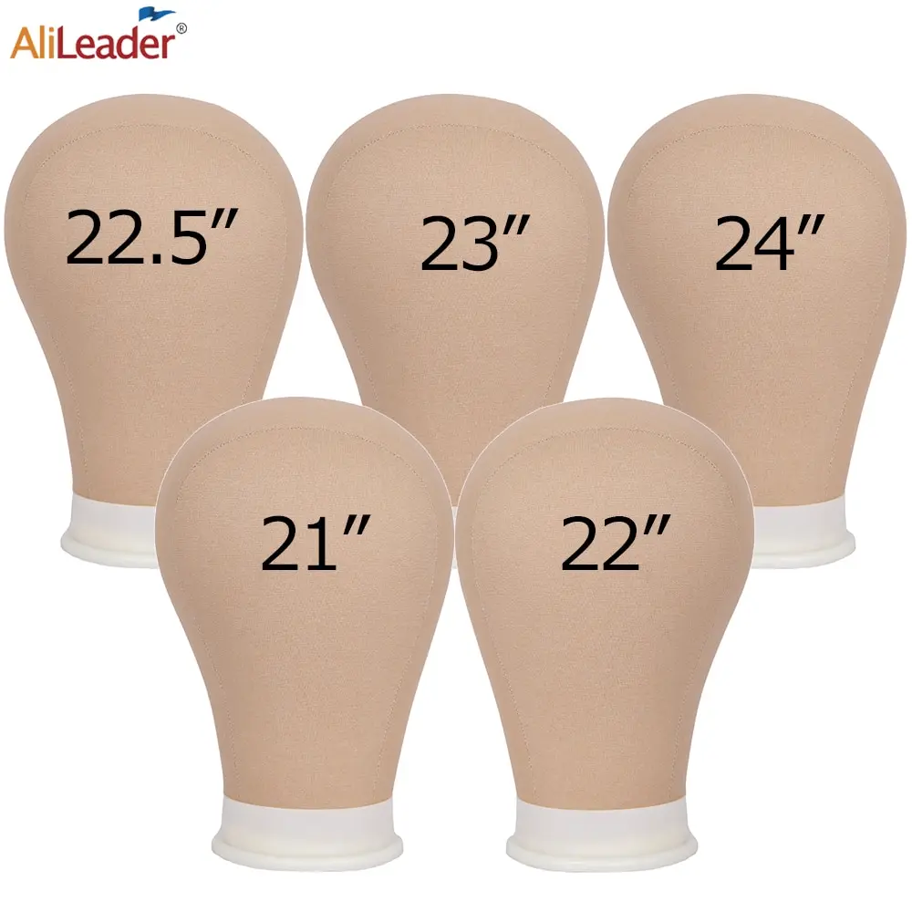 Wig Stand with Three Holders for Wig Making