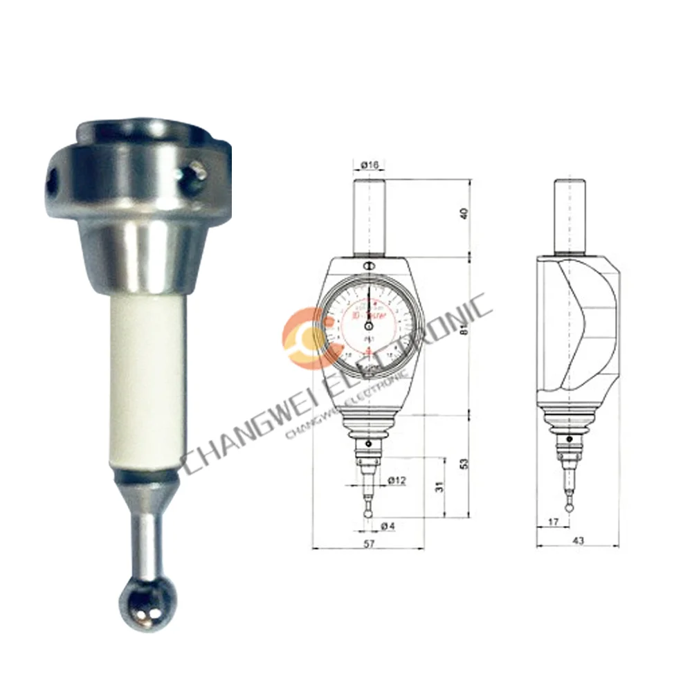 

Marr 359505 Short Probe Newly 3D Universal Edge Finder Short Probe Original Hoffman Ceramic Probe