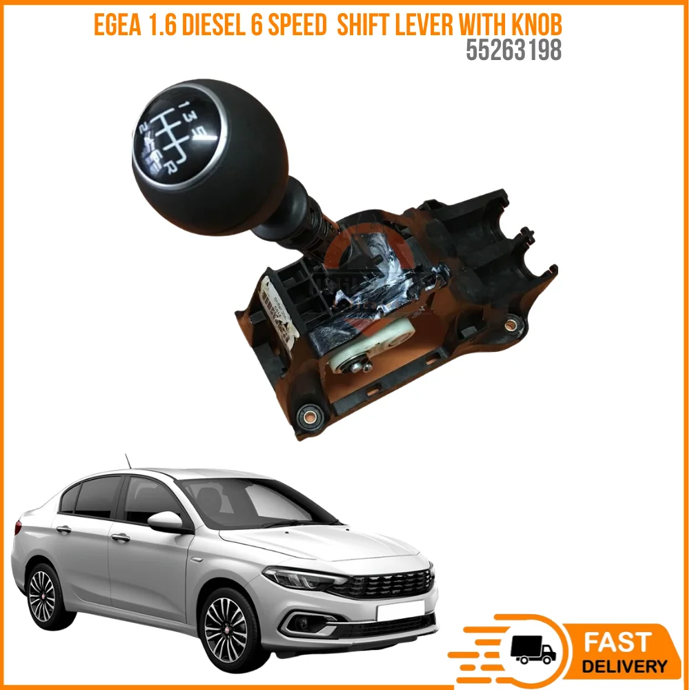 FOR EGEA 1.6 DIESEL 6 SPEED SHIFT SHIFT LEVER WITH KNOB OEM 55263198 SUPER QUALITY HIGH SATISFACTION AFFORDABLE PRICE DELIV