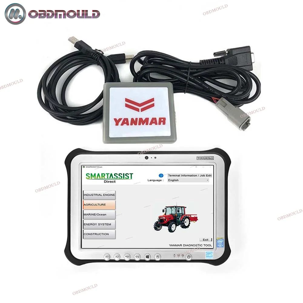 

Для YANMAR с планшетом FZ-G1 YED Сельскохозяйственная конструкция Генератор Дизельный двигатель Диагностический инструмент