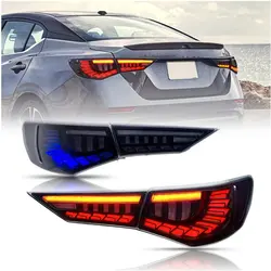 LED Tail Lights For Nissan Sentra Sylphy Sentra 8th 2019 2020 2021 2022 Sequential Turn Signal Start-up Animation Rear Lamps