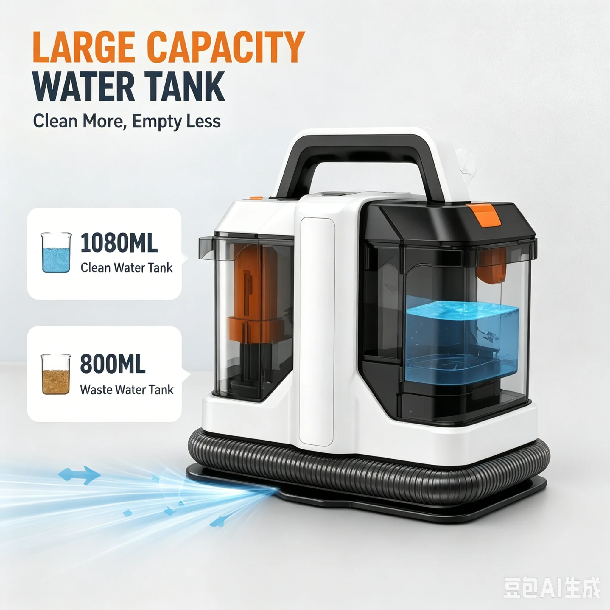 2026 NEW Automatic Spraying Smart Carpet & Upholstery Cleaner, Induction Fabric Stain Cleaning Machine for Sofa, Mats, Pet Stains, EU 220-240V