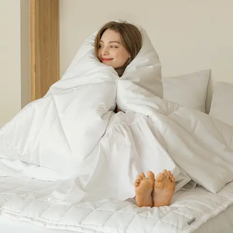 홈즈리빙 시그니처 생크림촉감 사계절 차렵 이불세트 5colors (SS/Q/K)