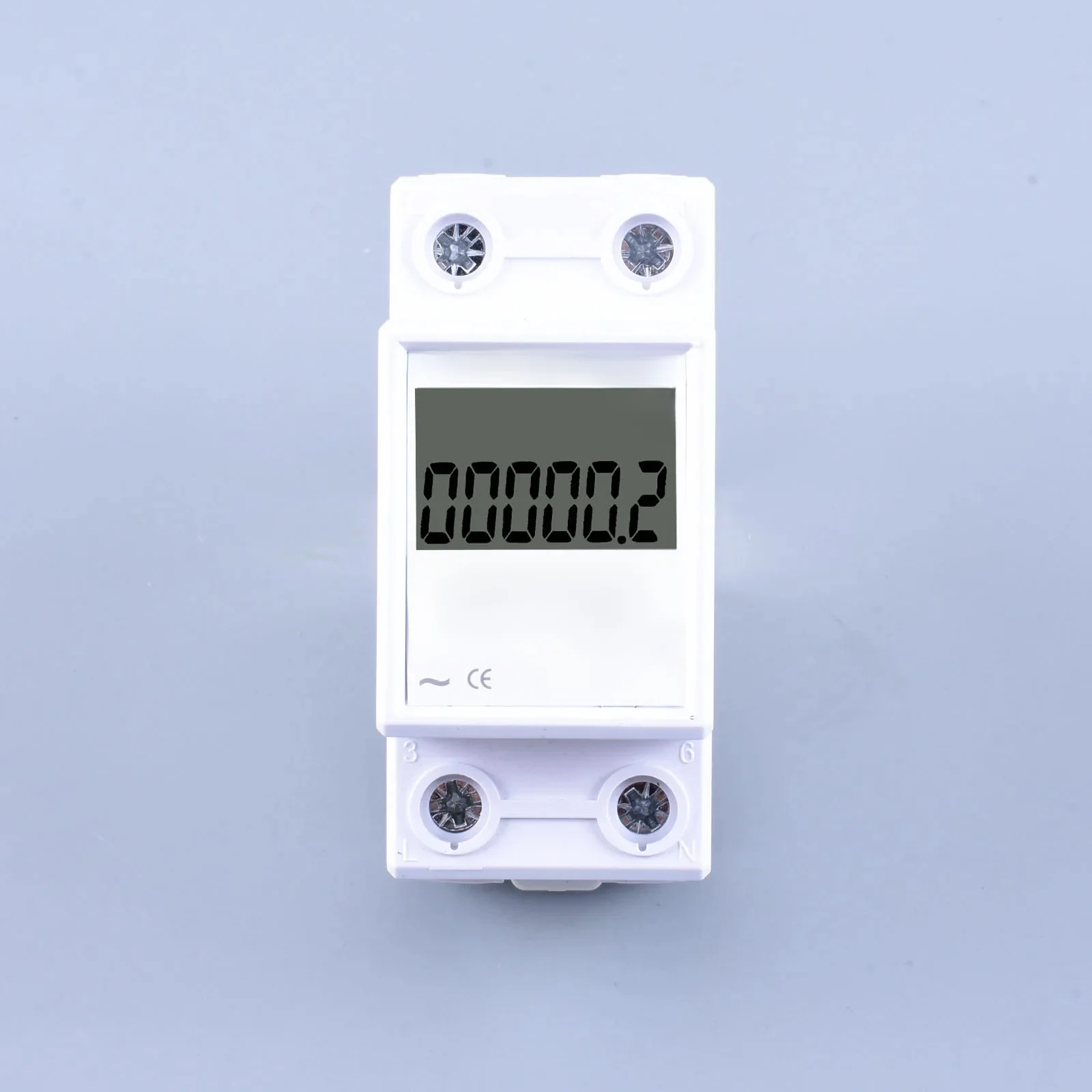 Strona główna Wyświetlacz cyfrowy LCD Miernik zużycia energii Jednofazowy miernik energii Wattomierz kWh 230V AC 50Hz 60A Elektryczna szyna Din — zdjęcie 2