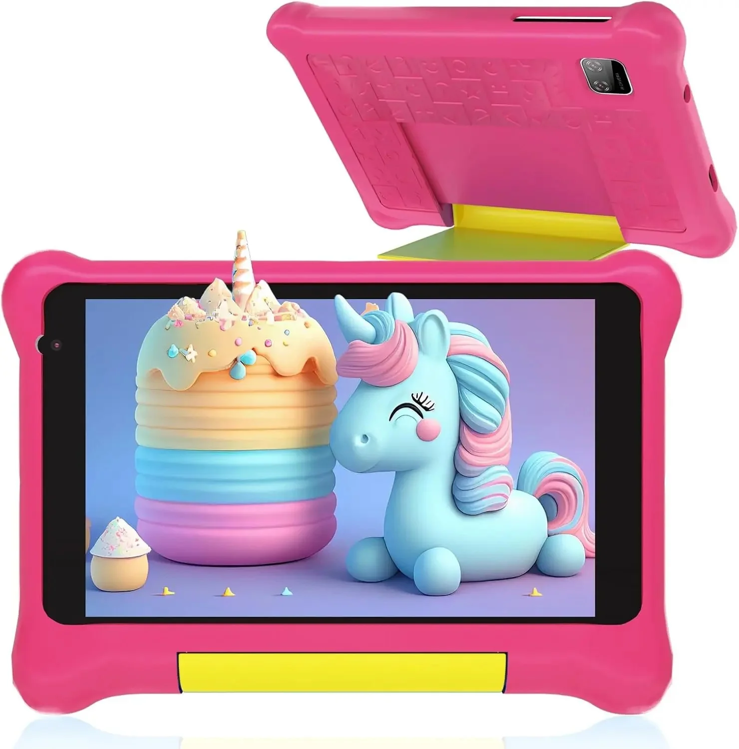 Tavoletta per bambini da 7 pollici Tavolette Android 13 5 GB di RAM 32 GB di ROM 128 GB Espandi WiFi Bluetooth con funzione di controllo parentale Regalo per bambini
