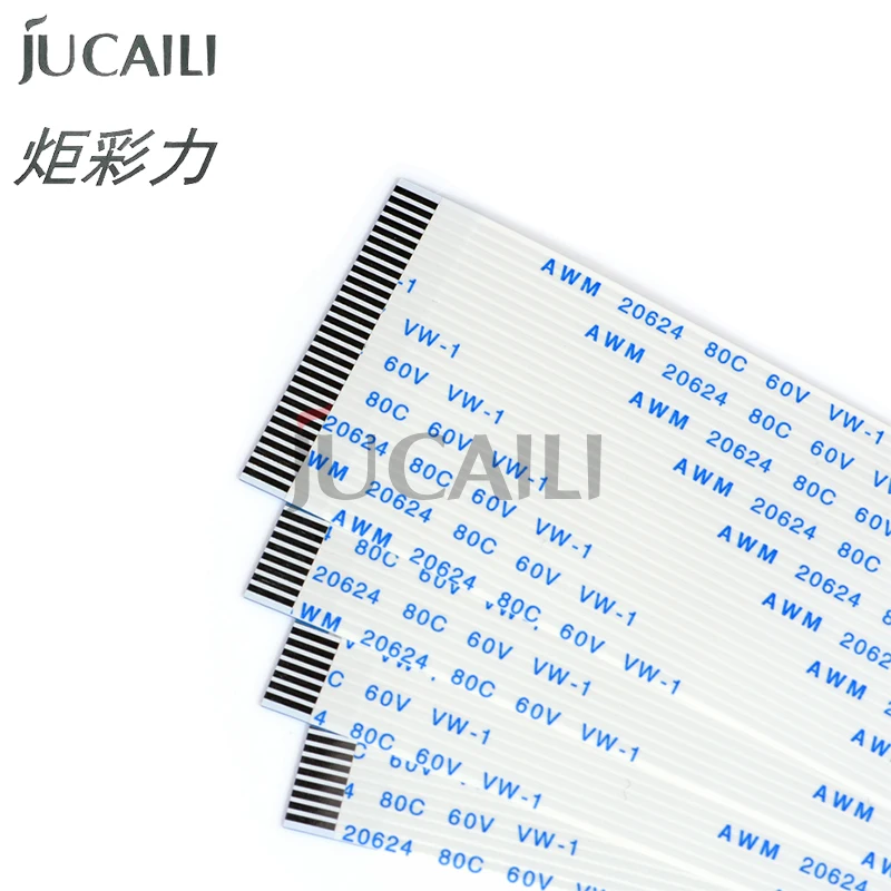 Jucaili 20PCS XP600/TX800/L1440 printhead cable for Epson head FFC flat data cable for Skycolor Allwin Aifa plotter 29p 400mm