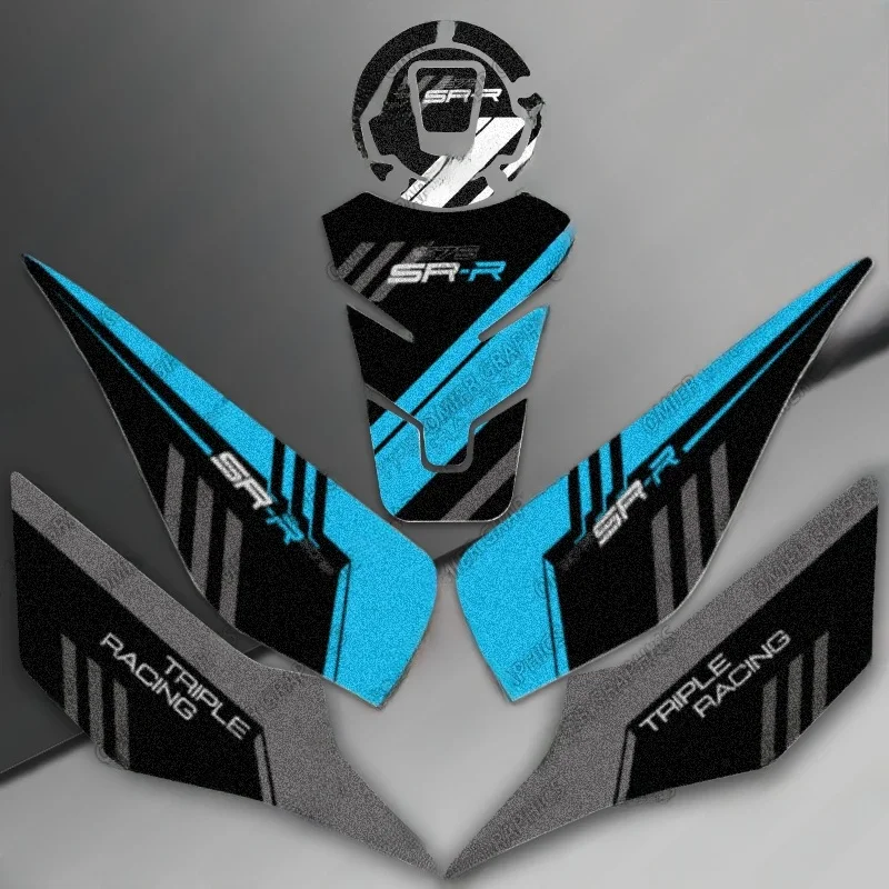 Dla CFMOTO CF MOTO 675SR-R 675 SR-R 3M osłona zbiornika motocykla Protector matowa naklejka naklejki akcesoria — 2