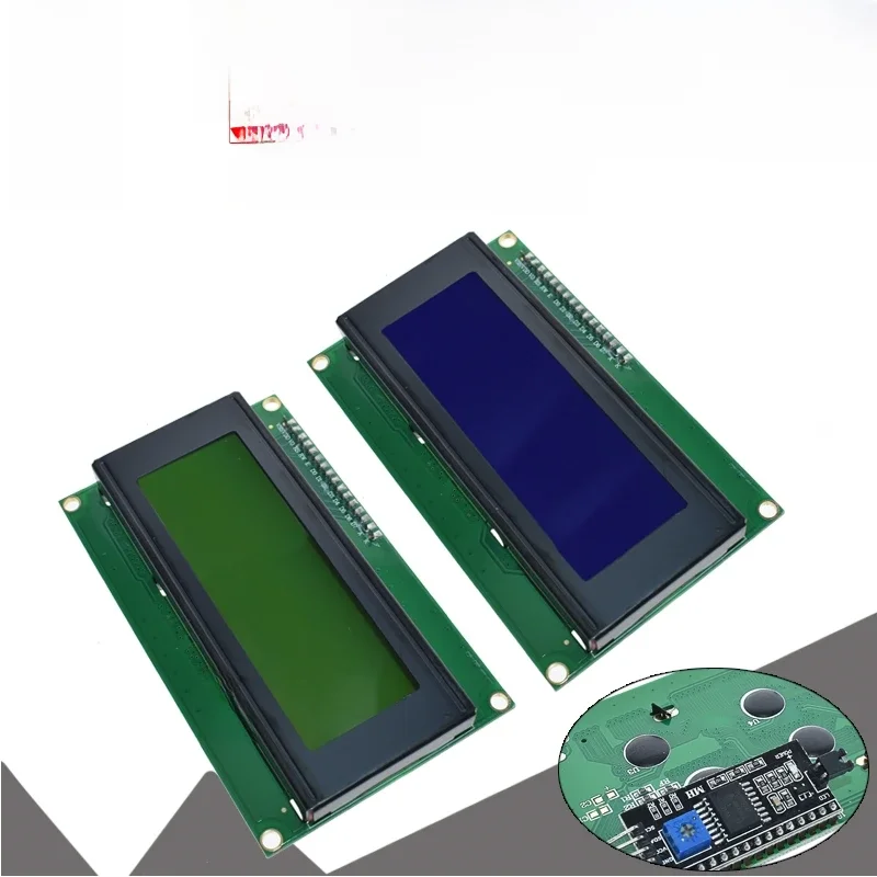 IIC/I2C/TWI 2004 szeregowy niebieski zielony podświetlenie LCD moduł dla Arduino UNO R3 MEGA2560 20X4 LCD2004 — zdjęcie 2