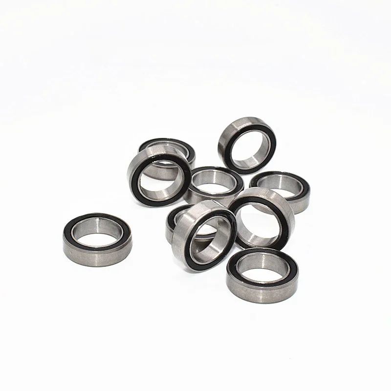 Łożysko 6700RS 10szt 10*15*4(mm) stal chromowana guma uszczelniona — zdjęcie 2