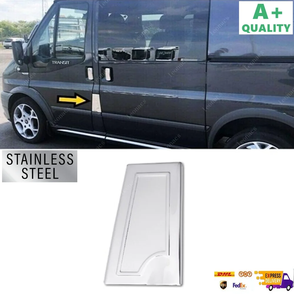 

For Ford Transit 2003-2013 Models. Chrome Tank Cover. Stainless Steel. A+ Quality. Car Accessories