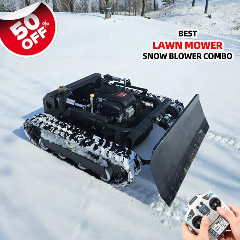 Customized Winter Snow Shoveling Special Fully Automatic Remote Control Intelligent Crawler Orchard Lawn Smart Lawn Mower
