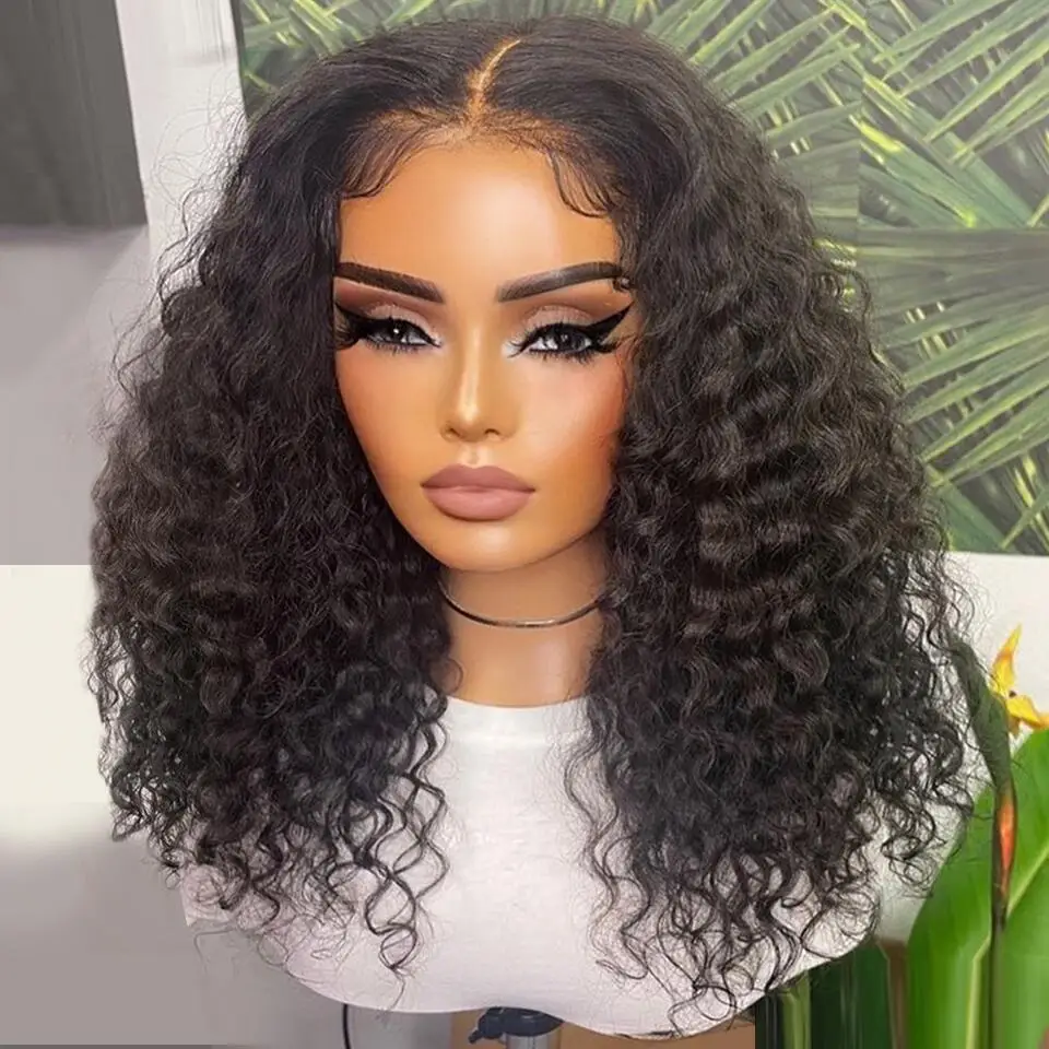 

Lace Front Wigs Short Bob Human Hair Wig For Woman 13x4 Deep Curly 100 Human Hair Pre Plucked With Baby Hair Lace Frontal Wigs