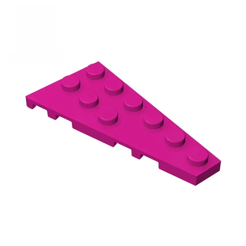 Gobricks 10 pièces briques cuneau plaque pièces 6x3 droite compatible avec 54383 pièces de jouets pour enfants blocs de construction assemble T