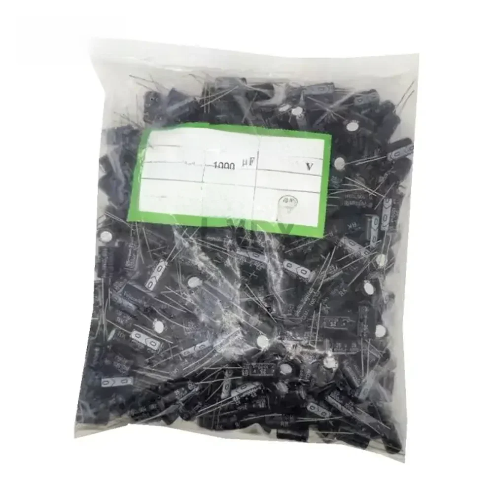 50szt-1000szt 6.3V 10V 16V 25V 35V 50V 400V 450V Kondensator elektrolityczny 1uf 22UF 47UF 220uf 470UF 1000UF 4700UF 6800UF 10000UF — zdjęcie 2