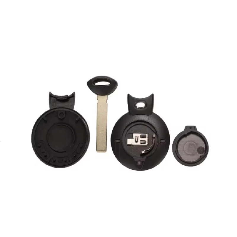 3 unids/lote cubierta de carcasa de llave de coche remota de 3 botones para BMW Mini Cooper S ONE 2007-2014 KR55WK49333 reemplazo de funda de mando a distancia de llave automática en blanco