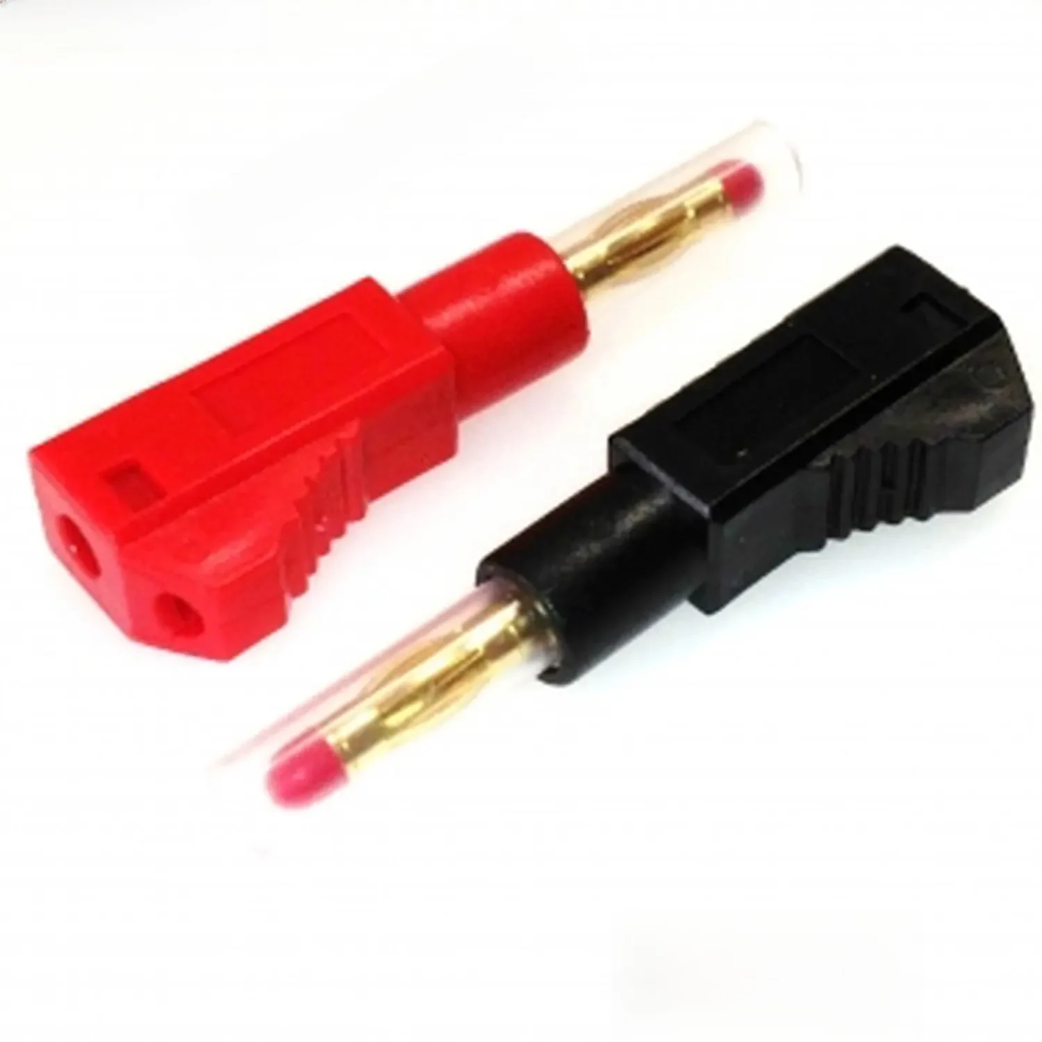 Bp4450 Gerader 4-mm-Bananenstecker mit Stecker, mit hinteren Anschluss (einschließlich 1 roter und 1 schwarzer)