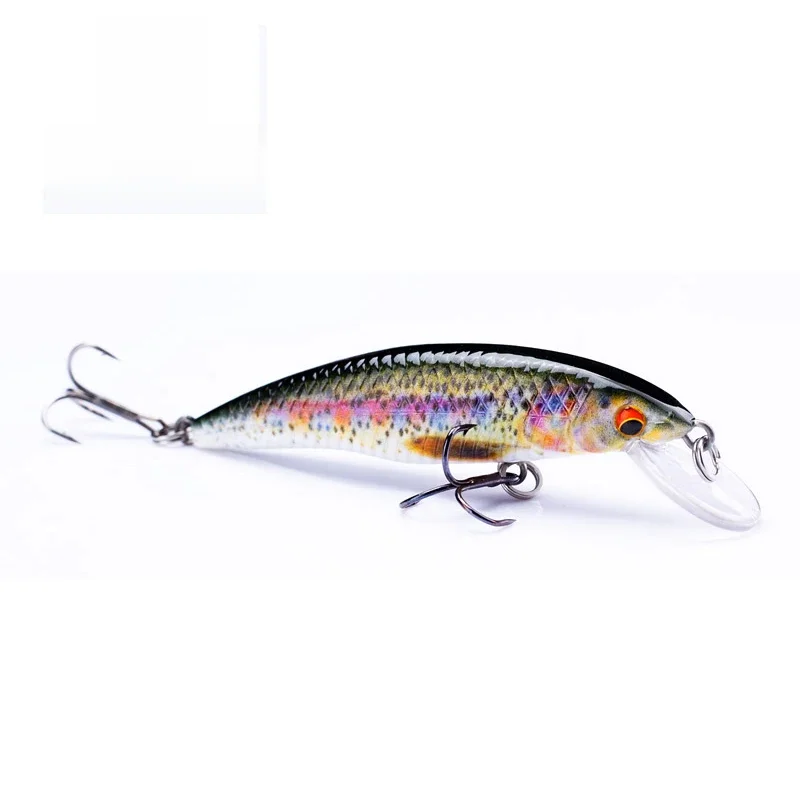 Agoie 55mm/3g przynęta wędkarska jakość Mini Minnow przynęta plastikowa twarda przynęta Pesca sztuczne szczupaki woblery Crankbait przynęta na ryby — zdjęcie 2