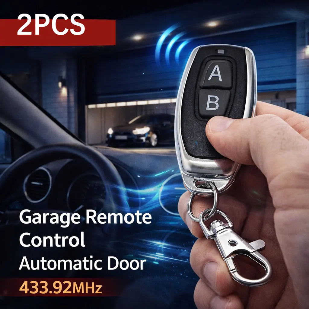 2pcs Digital 302 304 313 Comfort 220 250 252Garage Remote Control Automatic Door 433.92MHz Fixed Code