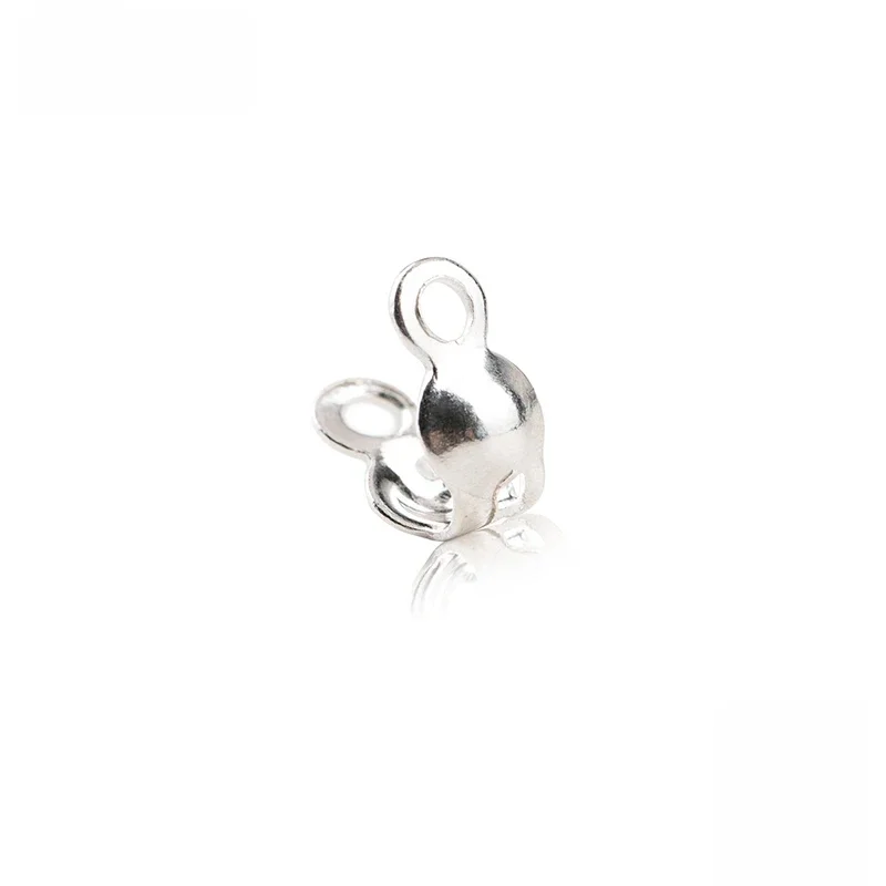 Para 925 Sterling Silver klamrami Soild srebrny przewód klip klamry koraliki i perły haki do bransoletki naszyjnik Making akcesoria — zdjęcie 2
