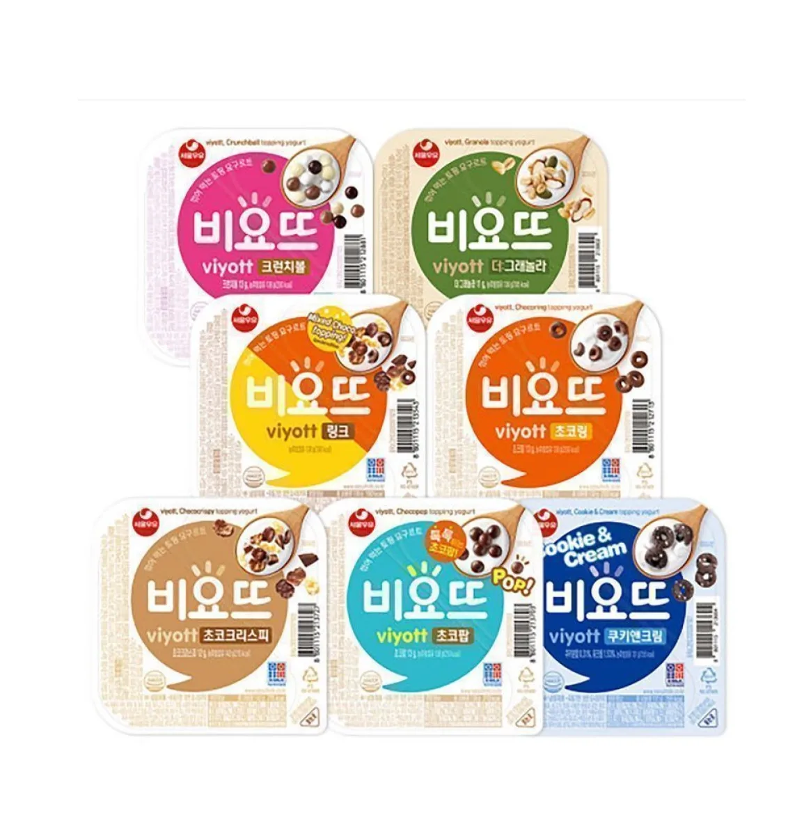 Leche de Seúl biyoil chocante 138g x 12 piezas