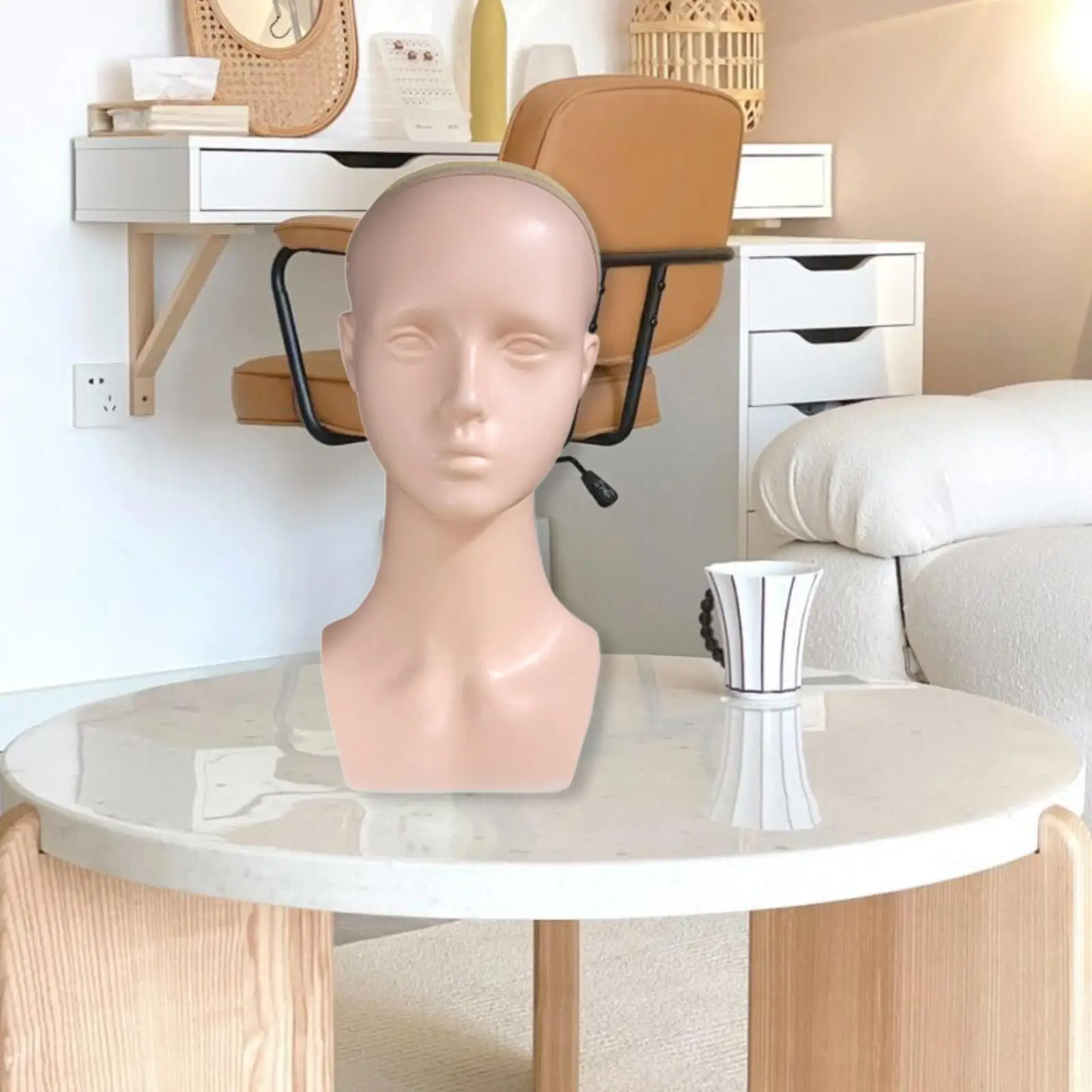 

Женская голова манекена, голова манекена, держатель для парика, дисплей для ювелирных изделий, шляпа, уши, головной убор, реквизит