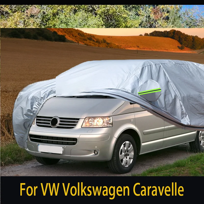 

Наружный автомобильный чехол для VW Volkswagen Caravelle MPV, солнцезащитный козырек, защита от УФ-лучей, дождя, снега, льда, водонепроницаемый чехол