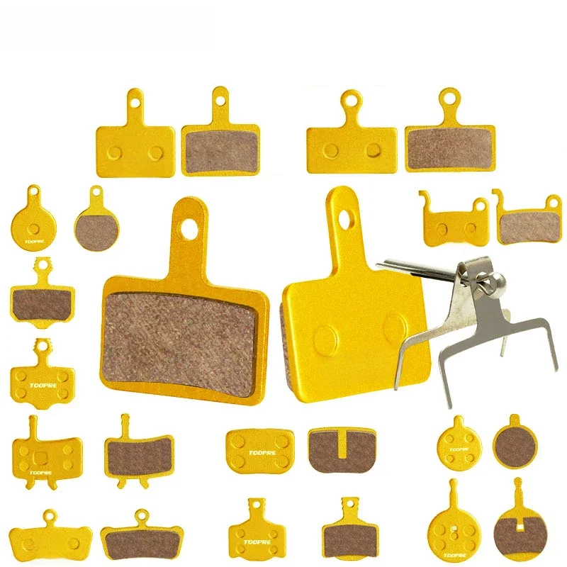 AliExpress TOOPRE Mountain Bike disc Pad Bike Hydraulic Disc Brake Pads all metal oil disc brake pads BB5 for Shimano SRAM AVID ZOOM