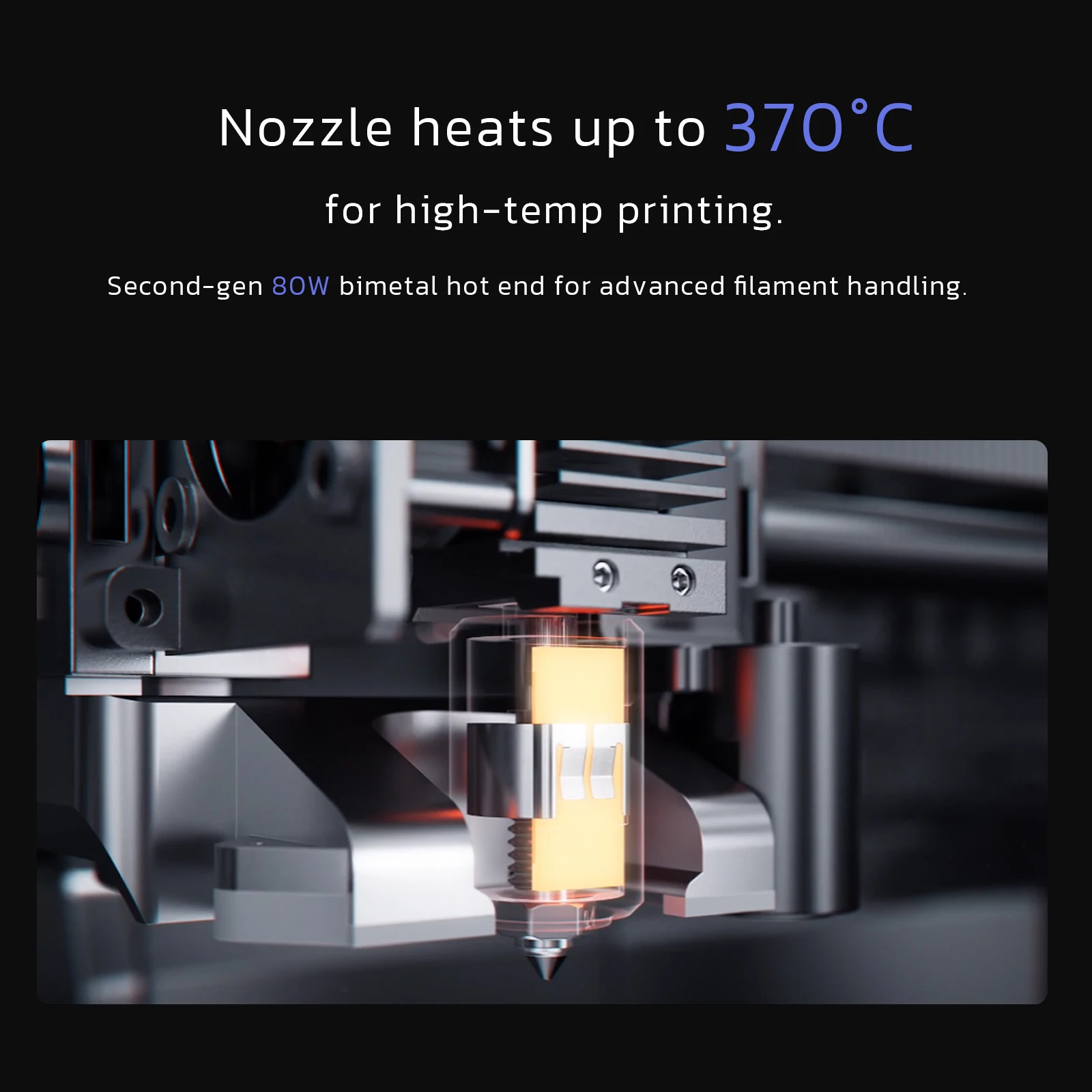 QIDI Plus 4 3D Printer, 600mm/s High-Speed 3D Printers withFull-auto Calibrati, Independent Dual Z-axis Motors, 55℃ Chamber Heat