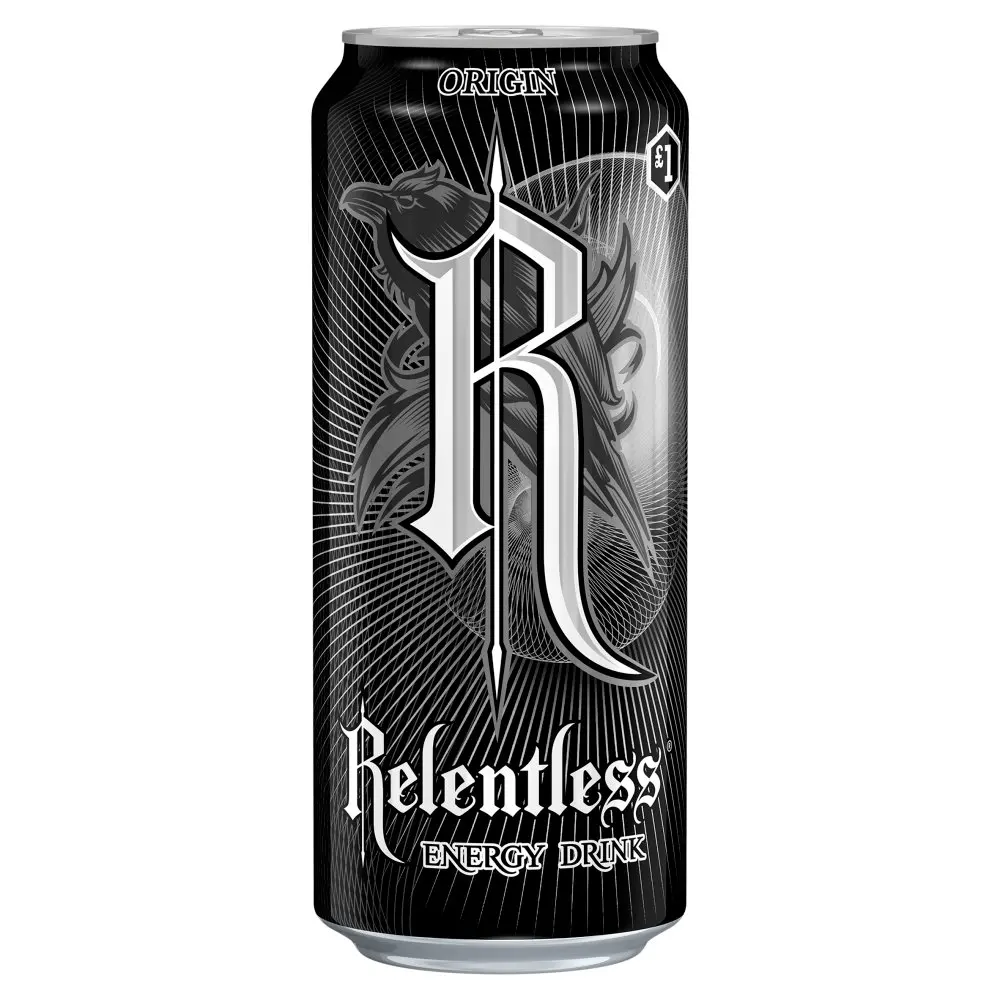 Relentless Origin Energy Drink Pack of 12 x 500ml
