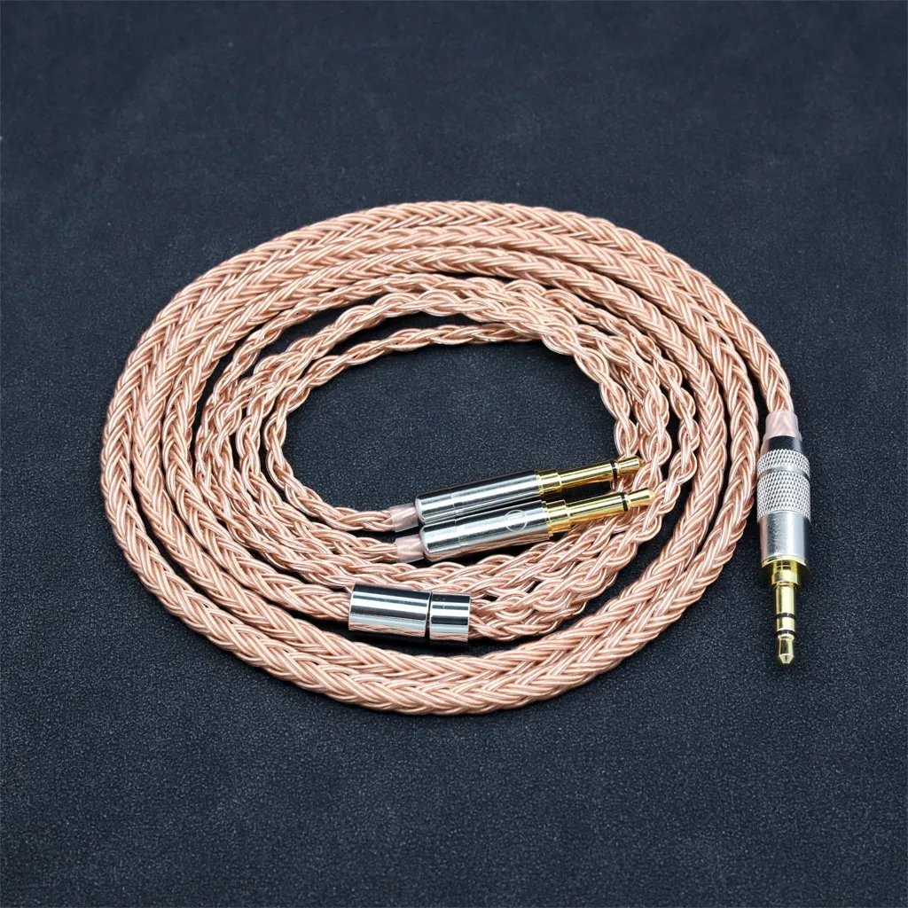 2.5mm 3.5mm XLR zbalansowane 16 rdzeniowe 99% 7N OCC kabel do słuchawek dla Beyerdynamic T1 T5P II AMIRON HOME 3.5mm Pin LN006745