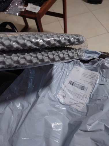 Customer review photo for Honeycomb Cat Litter Mat