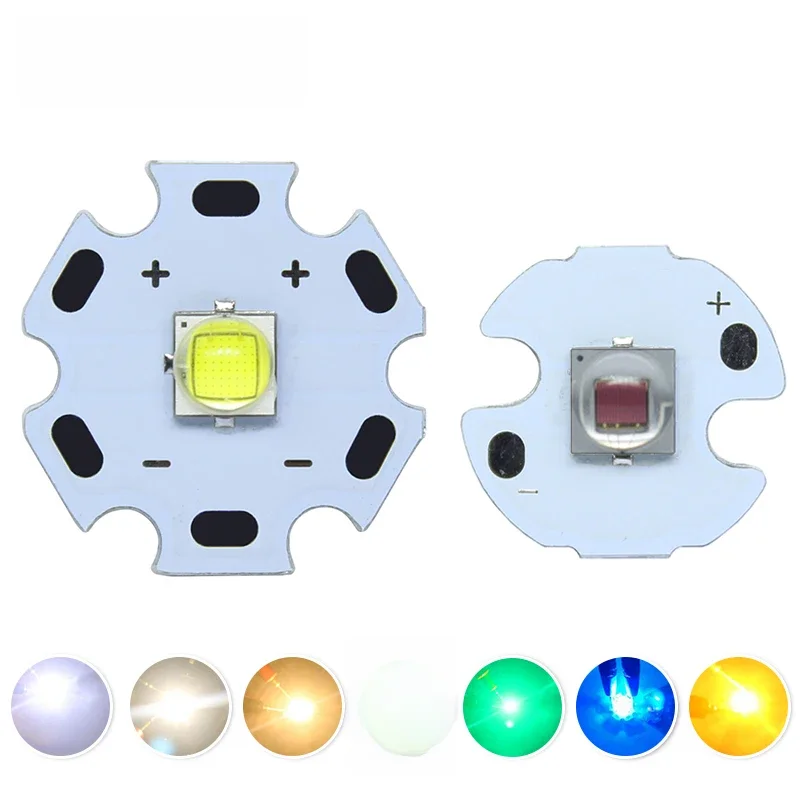 10 szt. 5 w8w 10W wysokiej dioda LED dużej mocy 5050-L2 XLM T6 XMLL2 3-3.7V 5*5mm Chip diod latarki części do roweru akcesoria samochodowe — zdjęcie 2