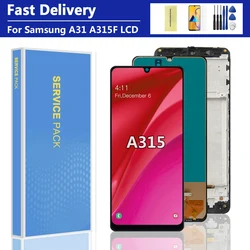 Tested For Samsung A31 LCD Display Touch Screen Digitizer Assembly Replacement For Samsung A315 A315F SM-A315F/DS LCD