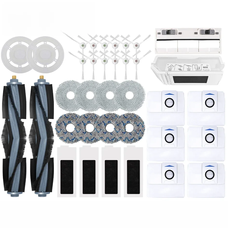 Ecovacs Deebot T20 OMNI/T20/T20e/T20 Pro Zubehör Hauptseitenbürste Mopptuch HEPA-Filter Staubbeutel Ersatzteile