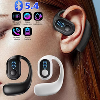 1pc Bluetooth 5.4 Headphones TWS Wireless Ear Hook Earphones HiFi Noise Reduction Headset Sports Earbud for Huawei Xiaomi