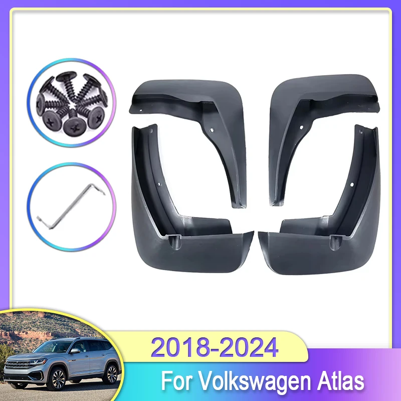 

Mud Flaps For Volkswagen VW Teramont Atlas 2018 2019 2020 2021 2022 2023 2024 Mudguards Special Guard Splash Auto Accessories