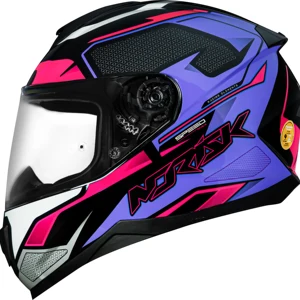 Norisk Razor Speedmax Black Helmet With Rose 6 Main Sales Norisk Helmet - №6