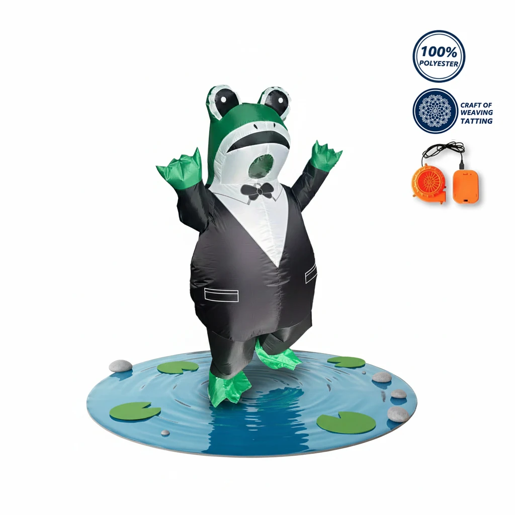 2026 جديد الكبار نفخ الضفدع سهرة زي مضحك تفجير البدلة للجنسين حفلة تأثيري هدية عيد #1